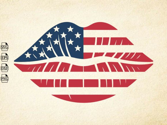 American Flag Lips SVG: A Designer's Review for 4th of July