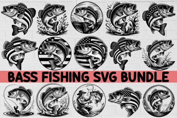 Fishing SVG Bundle: 25 Designs for Fishermen