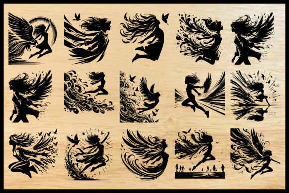 Flying Fairy Silhouette Vector Bundle Review