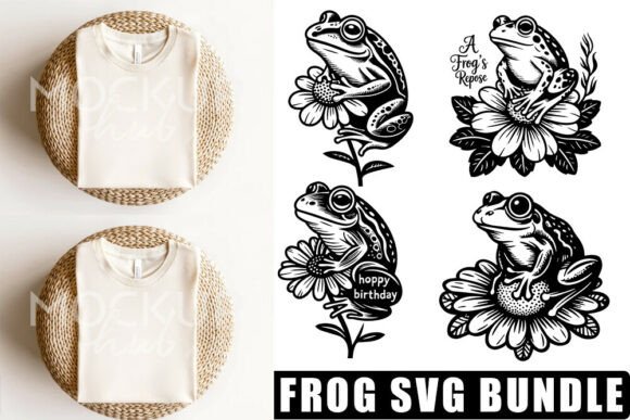 Frog SVG Png: A Designer's Take on Floral Animal Svgs