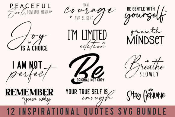 Inspirational Quotes Svg Png Bundle: A Designer’s Review