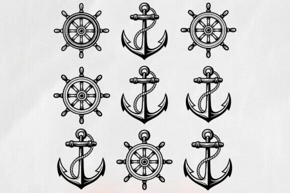 Nautical Anchor Ship Wheel SVG Bundle Review