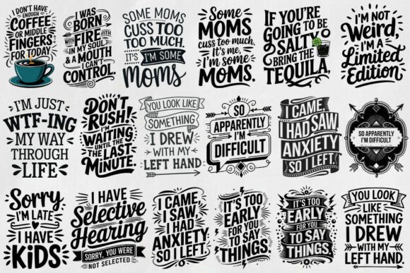 Review: 30 Sarcastic SVG Designs Bundle for Embroidery