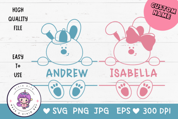 Review: Easter Custom Name Bunny SVG for Embroidery