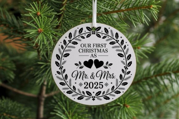 Review: Our First Christmas Ornament SVG for Holiday Stitching
