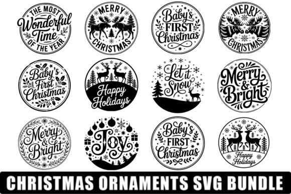 Review: Round Christmas Ornaments SVG for Holiday Embroidery