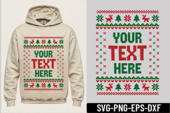 Review: Ugly Sweater Christmas SVG for Holiday Embroidery