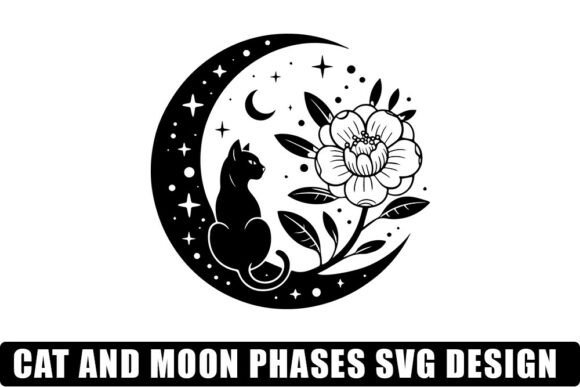 Reviewing the Cat and Moon Phases SVG Bundle