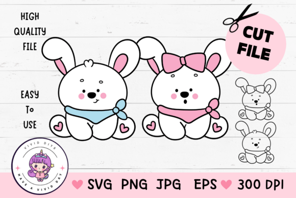 Reviewing the Easter Bunny SVG for Cricut Kawaii Cute