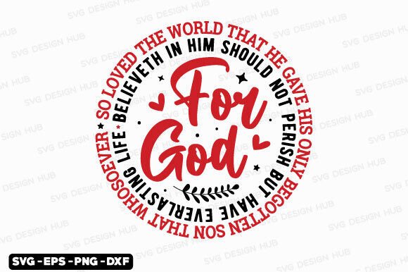 Reviewing the For God so Loved SVG for Embroidery